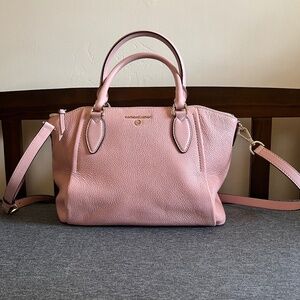 Michael Kors Pink Pebbled Leather Shoulder Satchel